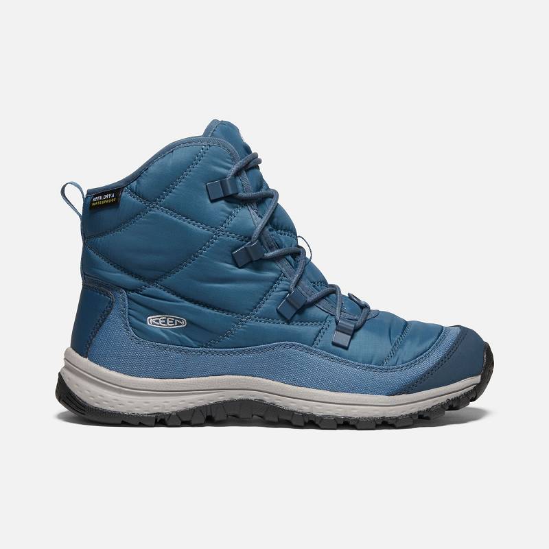 Keen Terradora Ankle Waterproof Winterstiefel Damen DE-45719 Stellar/Majolica Blue - Keen Damenschuh